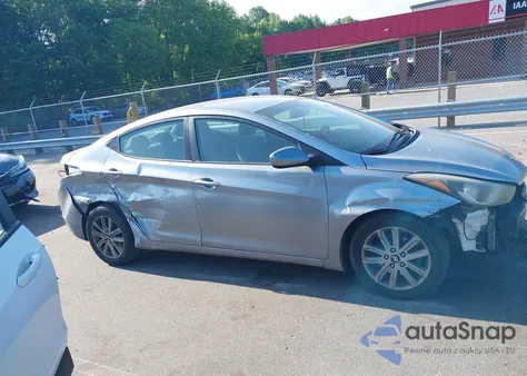 2016 Hyundai Elantra Se из США, поврежденный, VIN 5NPDH4AE9GH653368